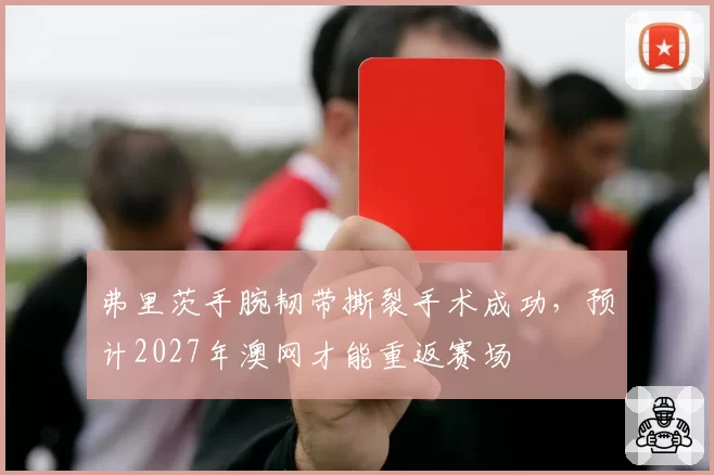 弗里茨手腕韧带撕裂手术成功，预计2027年澳网才能重返赛场